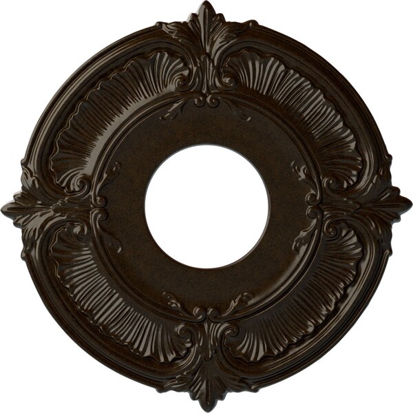 Ekena Millwork Attica Ceiling Medallion (Fits Canopies up to 3 1/2"), Hand-Painted Bronze, 12 3/4"OD x 4"ID x 1/2"P CM12ATBZS - main